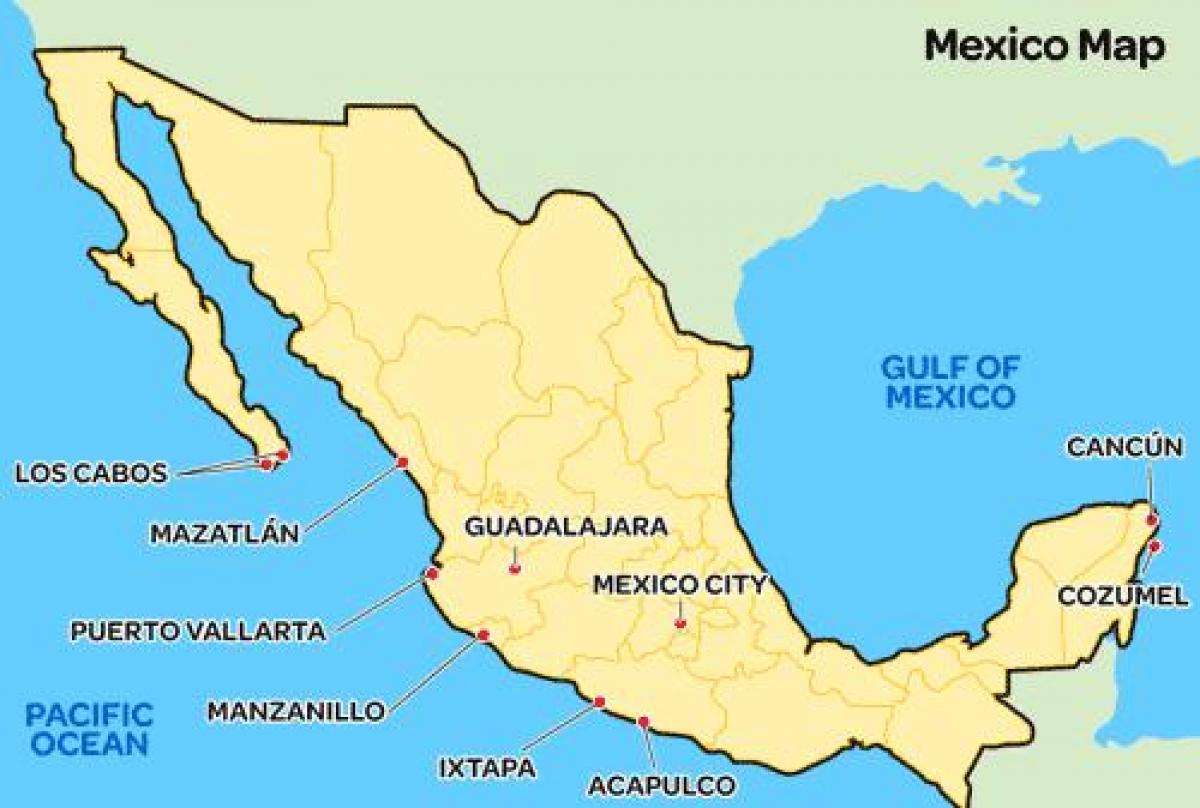 Mexico map