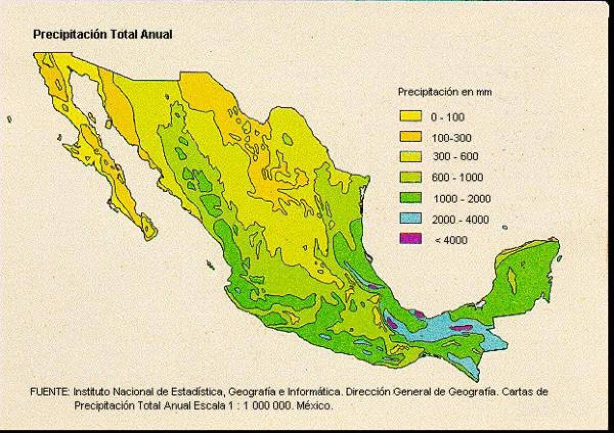 погодные карты для Мексики