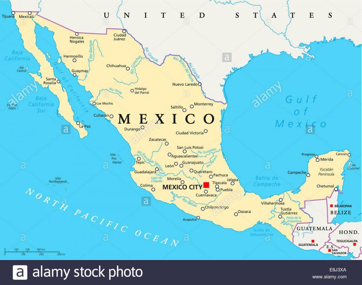 Мексика карте города