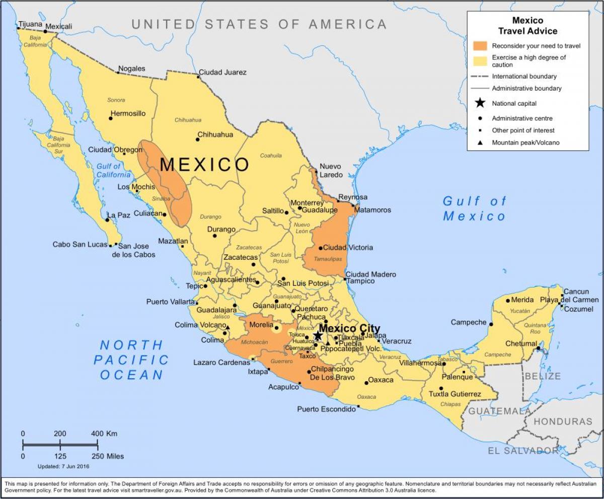 погода в Мексике карте