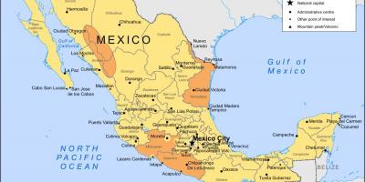Погода в Мексике карте